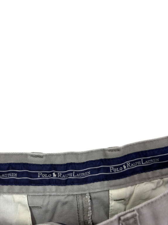 POLO RALPH LAUREN pantaloni chino vintage grigi da uomo XS usato