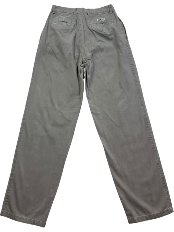 POLO RALPH LAUREN pantaloni chino vintage grigi da uomo XS usato
