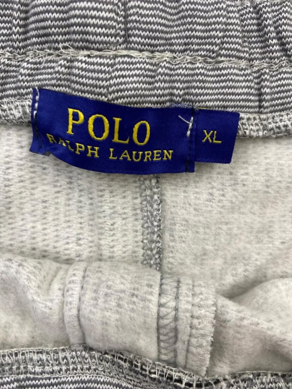 POLO RALPH LAUREN Παντελόνι Φόρμας Side Logo Tape Γκρι Ανδρικό XL