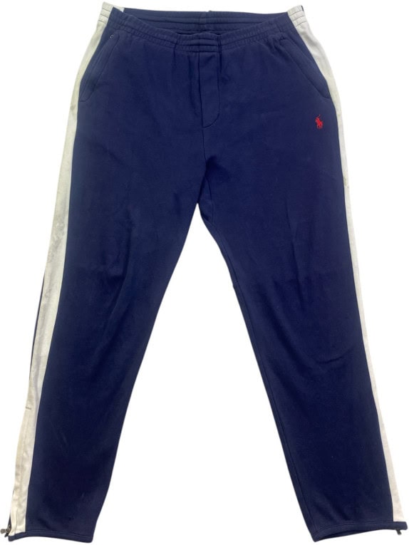 POLO RALPH LAUREN SWEATPANTS SPORTSWEAR NAVY MEN PRE OWNED XL