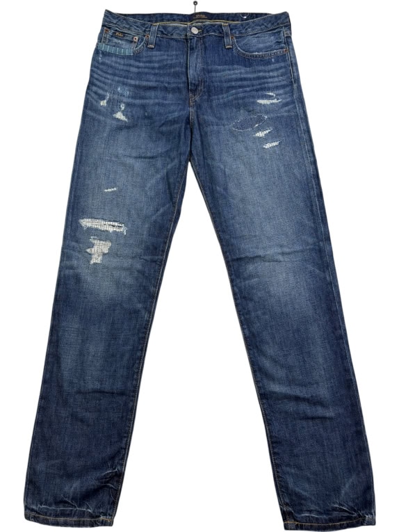 POLO RALPH LAUREN ΠΑΝΤΕΛΟΝΙ JEANS VINTAGE ΜΠΛΕ ΑΝΤΡΙΚΟ L pre-owned