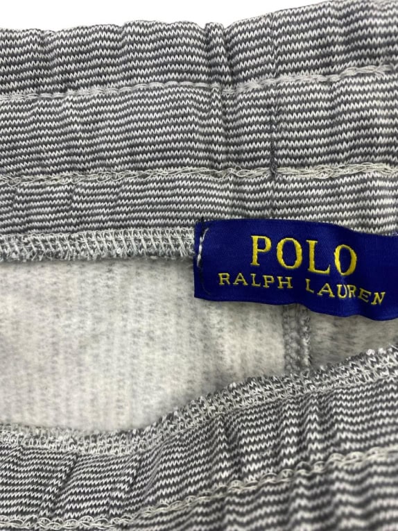 POLO RALPH LAUREN Παντελόνι Jogger Side-Stripe Logo Γκρι Ανδρικό L