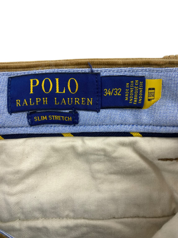 POLO RALPH LAUREN ΠΑΝΤΕΛΟΝΙ ΚΟΝΤΕΛΕ VINTAGE SLIM STRETCH ΜΠΕΖ ΑΝΔΡΙΚΟ L-XL