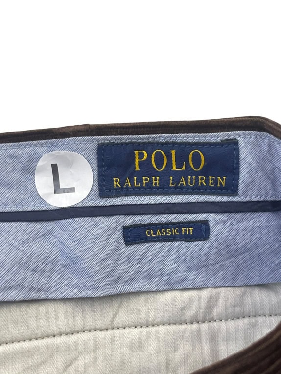 POLO RALPH LAUREN ΠΑΝΤΕΛΟΝΙ ΚΟΤΛΕ CLASSIC ΚΑΦΕ ΑΝΤΡΙΚΟ PRE OWNED L