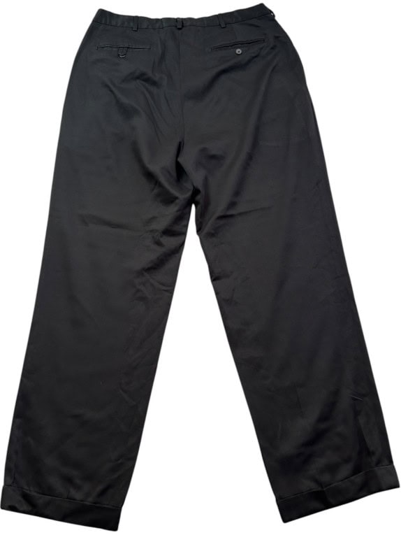 POLO RALPH LAUREN PANTALONI CON PINCES CLASSIC NERO UOMO PRE OWNED L