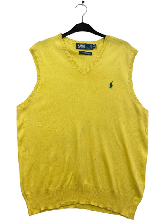 POLO RALPH LAUREN ΠΛΕΚΤΟ ΓΙΛΕΚΟ MINIMAL ΚΙΤΡΙΝΟ ΑΝΤΡΙΚΟ PRE OWNED M