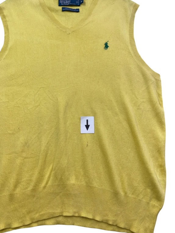 POLO RALPH LAUREN ΠΛΕΚΤΟ ΓΙΛΕΚΟ MINIMAL ΚΙΤΡΙΝΟ ΑΝΤΡΙΚΟ PRE OWNED M