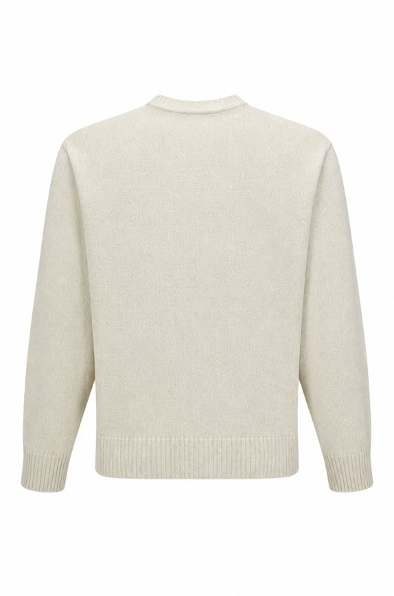POLO RALPH LAUREN ΠΛΕΚΤΟ ΠΟΥΛΟΒΕΡ MINIMAL ΚΡΕΜ ΑΝΤΡΙΚΟ PRE OWNED
