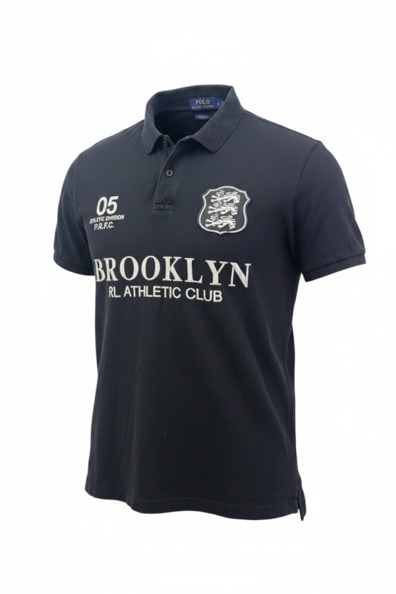 POLO RALPH LAUREN POLO ΜΠΛΟΥΖΑ ATHLETIC NAVY ΑΝΤΡΙΚΟ PRE OWNED L
