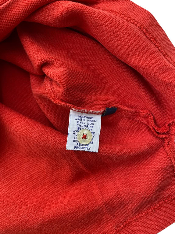 POLO RALPH LAUREN POLO ΜΠΛΟΥΖΑ CLASSIC ΚΟΚΚΙΝΗ ΑΝΤΡΙΚΟ PRE OWNED M