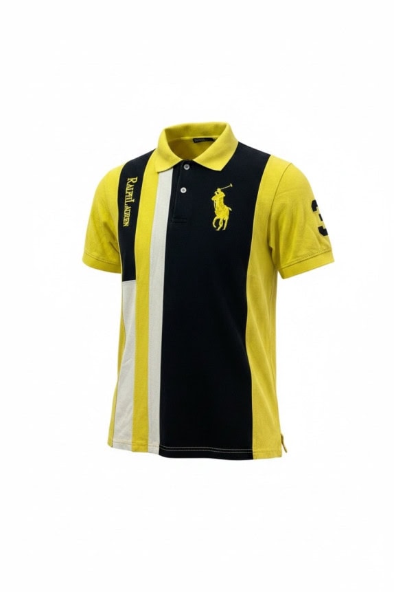 POLO RALPH LAUREN ΠΟΛΟ ΜΠΛΟΥΖΑ SPORTSWEAR ΚΙΤΡΙΝΟ NAVY ΑΝΤΡΙΚΟ PRE OWNED L