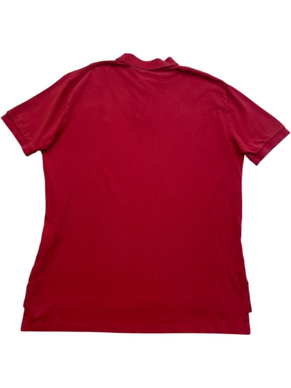 POLO RALPH LAUREN POLO SHIRT CLASSIC FIT ROSSO UOMO PRE OWNED L