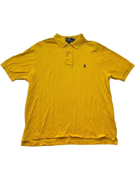 POLO RALPH LAUREN POLO SHIRT CLASSIC ΚΙΤΡΙΝΟ ΑΝΤΡΙΚΟ PRE OWNED XL