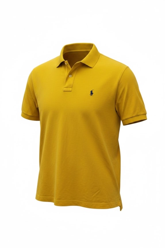 POLO RALPH LAUREN POLO SHIRT CLASSIC ΚΙΤΡΙΝΟ ΑΝΤΡΙΚΟ PRE OWNED XL