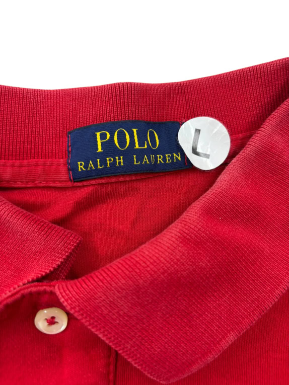 POLO RALPH LAUREN POLO CLASSIC ROSSO UOMO PRE OWNED L