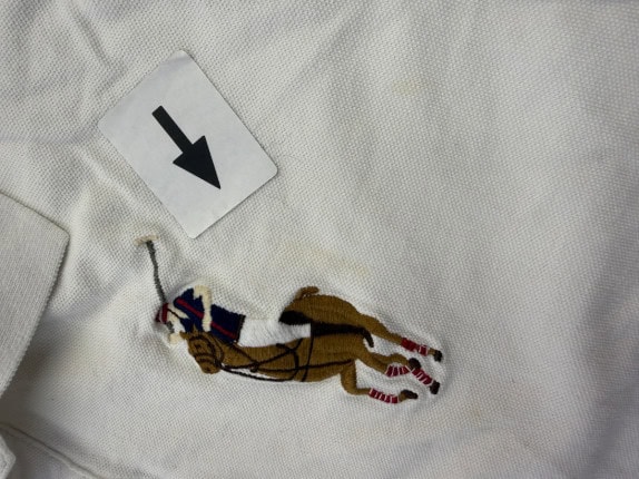 POLO RALPH LAUREN POLO SHIRT CLASSIC WHITE ΑΝΤΡΙΚΟ PRE OWNED M