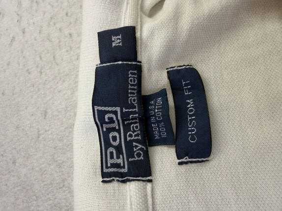 POLO RALPH LAUREN POLO SHIRT CLASSIC WHITE ΑΝΤΡΙΚΟ PRE OWNED M