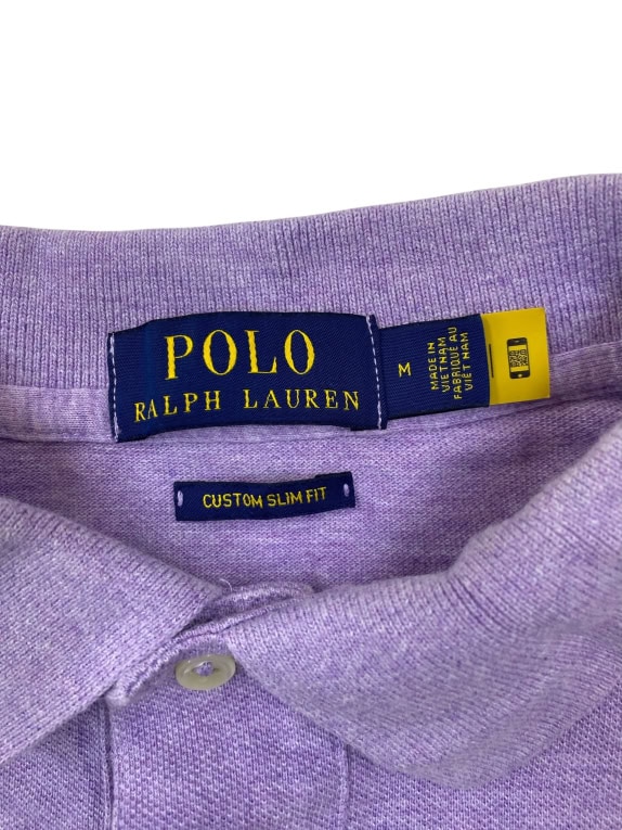 Polo Ralph Lauren Polo Shirt Logo Μακρυμάνικο Μωβ UNISEX M
