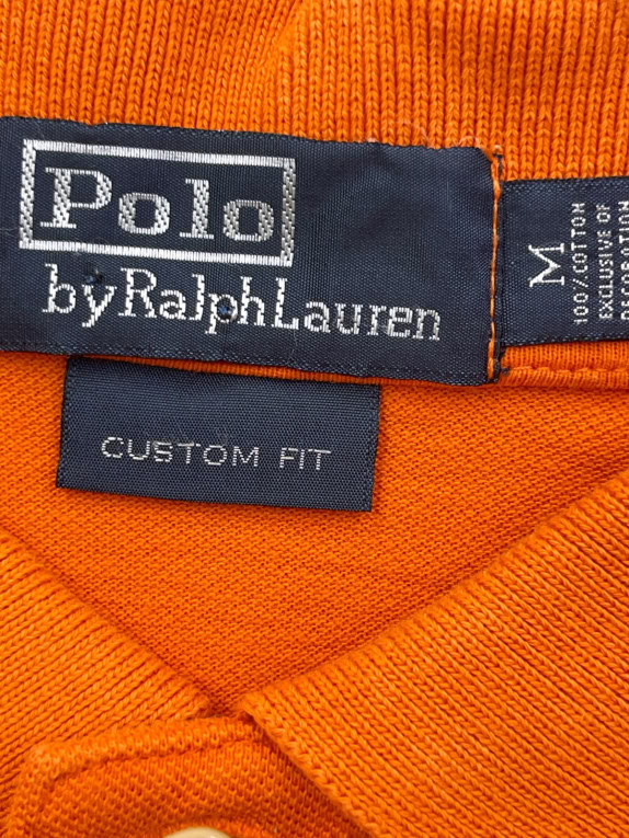 POLO RALPH LAUREN POLO SHIRT PRE OWNED ARANCIONE UOMO
