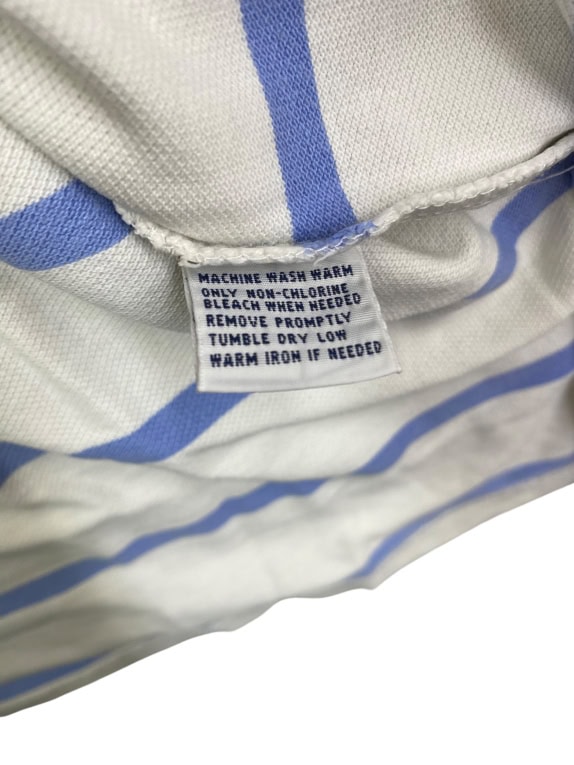 Polo Ralph Lauren Polo Shirt Ριγέ Logo Λευκό Ανδρικό M