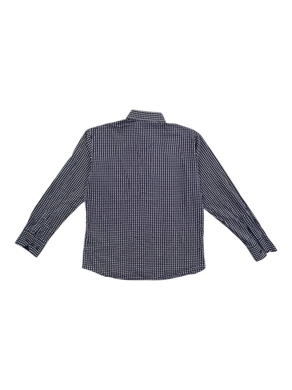 POLO RALPH LAUREN ΠΟΥΚΑΜΙΣΟ CHECK LOGO ΜΠΛΕ ΑΝΔΡΙΚΟ L