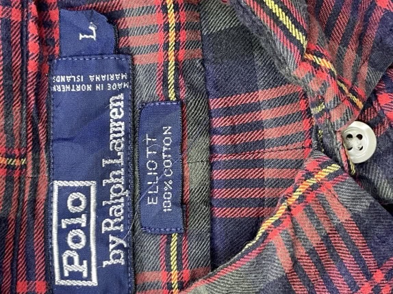 POLO RALPH LAUREN ΠΟΥΚΑΜΙΣΟ CHECKED ΠΟΛΥΧΡΩΜΟ ΑΝΤΡΙΚΟ PRE OWNED L