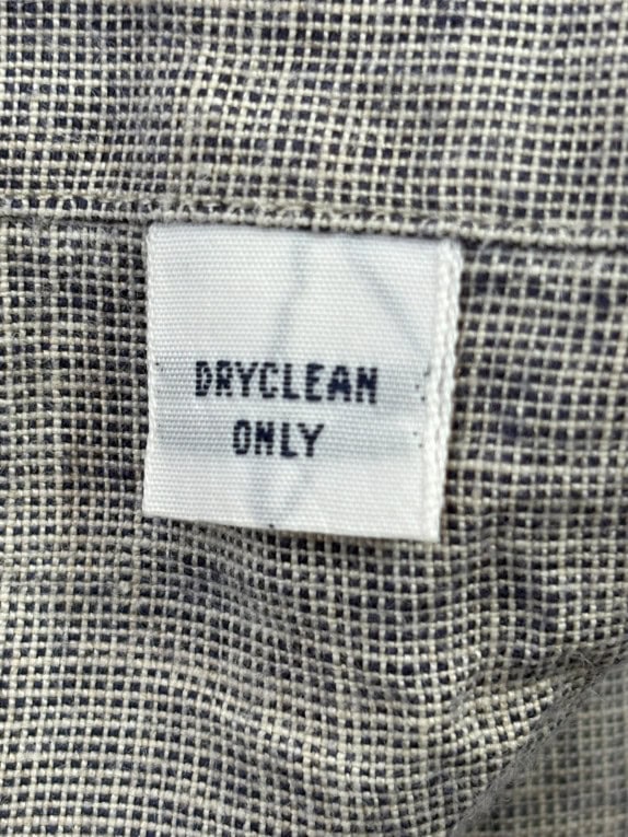 POLO RALPH LAUREN SHIRT CLASSIC GREY MEN PRE OWNED L