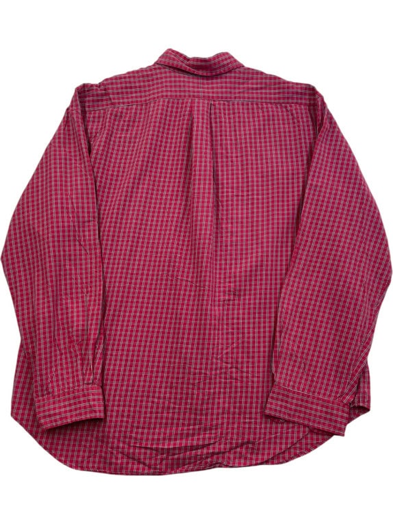 POLO RALPH LAUREN SHIRT CLASSIC PLAID RED MENS PRE OWNED XXL
