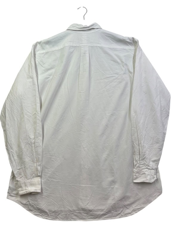 POLO RALPH LAUREN CAMICIA BUTTON DOWN CLASSIC BIANCA UOMO PRE OWNED XL