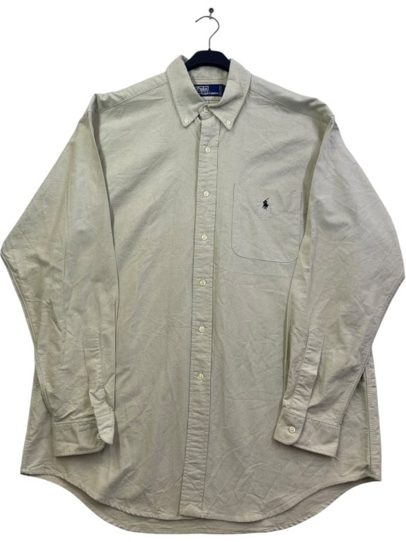 POLO RALPH LAUREN ΠΟΥΚΑΜΙΣΟ CLASSIC ΜΠΕΖ ΑΝΤΡΙΚΟ PRE OWNED L