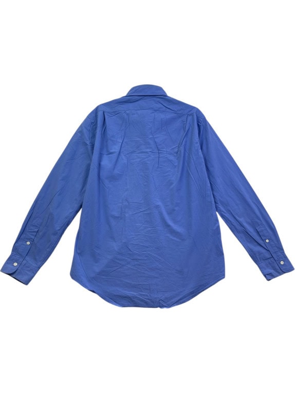 POLO RALPH LAUREN CAMICIA CLASSIC BLU UOMO PRE OWNED M
