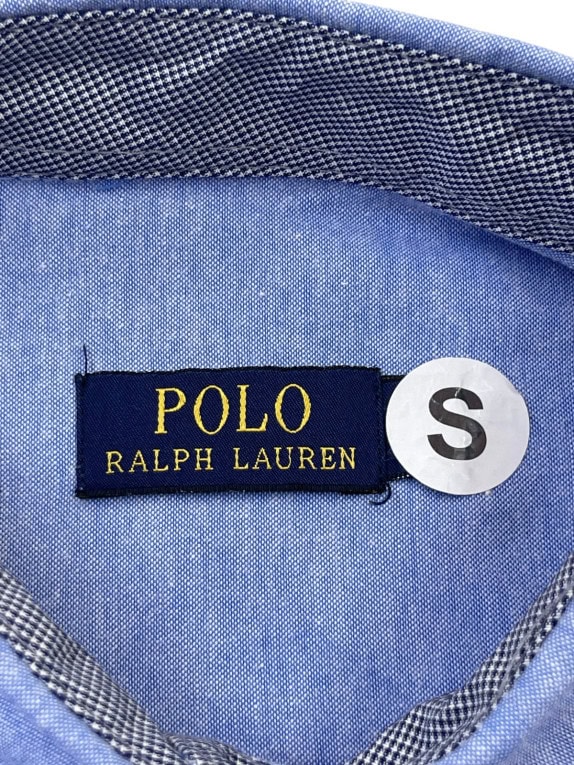 POLO RALPH LAUREN ΠΟΥΚΑΜΙΣΟ CLASSIC ΜΠΛΕ ΓΥΝΑΙΚΕΙΟ PRE OWNED S