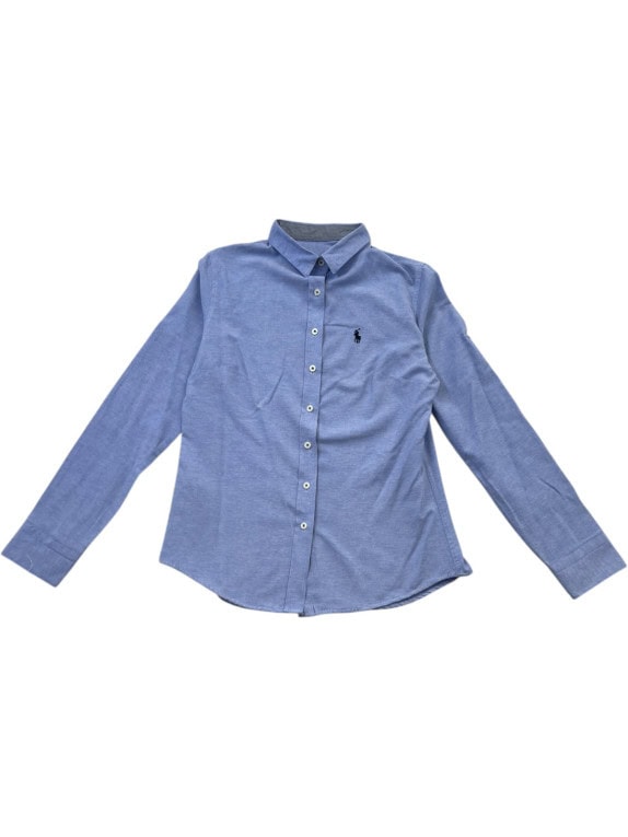 POLO RALPH LAUREN ΠΟΥΚΑΜΙΣΟ CLASSIC ΜΠΛΕ ΓΥΝΑΙΚΕΙΟ PRE OWNED S