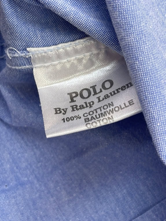 POLO RALPH LAUREN ΠΟΥΚΑΜΙΣΟ CLASSIC ΜΠΛΕ ΓΥΝΑΙΚΕΙΟ PRE OWNED S