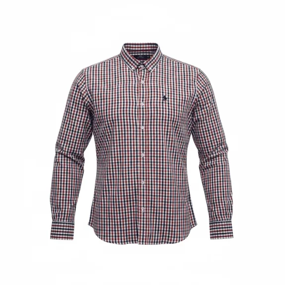 Polo Ralph Lauren Πουκάμισο Καρό Casual Λογότυπο Πολύχρωμο Ανδρικό XXL