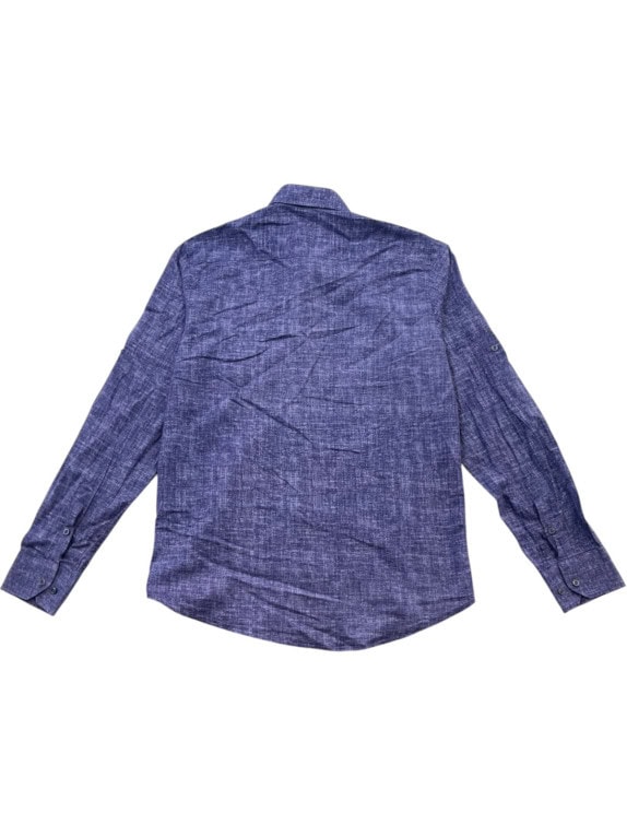 POLO RALPH LAUREN ΠΟΥΚΑΜΙΣΟ ΚΕΝΤΗΜΕΝΟ ΜΠΛΕ ΑΝΤΡΙΚΟ PRE OWNED L