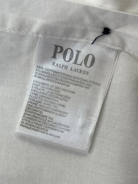 POLO RALPH LAUREN ΠΟΥΚΑΜΙΣΟ ΚΛΑΣΙΚΟ ΛΕΥΚΟ ΑΝΤΡΙΚΟ PRE OWNED L