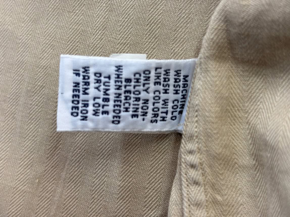 POLO RALPH LAUREN CAMICIA CLASSICA BEIGE UOMO PRE OWNED M