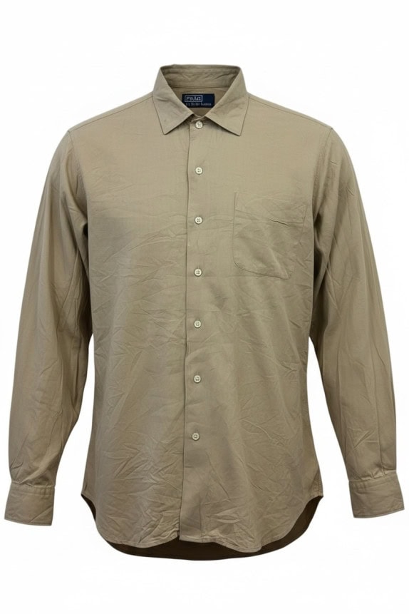 POLO RALPH LAUREN ΠΟΥΚΑΜΙΣΟ ΚΛΑΣΙΚΟ ΜΠΕΖ ΑΝΤΡΙΚΟ PRE OWNED M