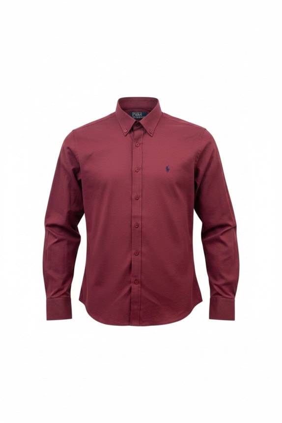 POLO RALPH LAUREN ΠΟΥΚΑΜΙΣΟ ΚΛΑΣΙΚΟ ΜΠΟΡΝΤΟ ΑΝΤΡΙΚΟ PRE OWNED M