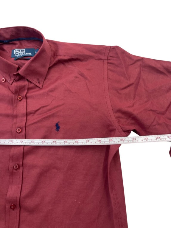 POLO RALPH LAUREN ΠΟΥΚΑΜΙΣΟ ΚΛΑΣΙΚΟ ΜΠΟΡΝΤΟ ΑΝΤΡΙΚΟ PRE OWNED M