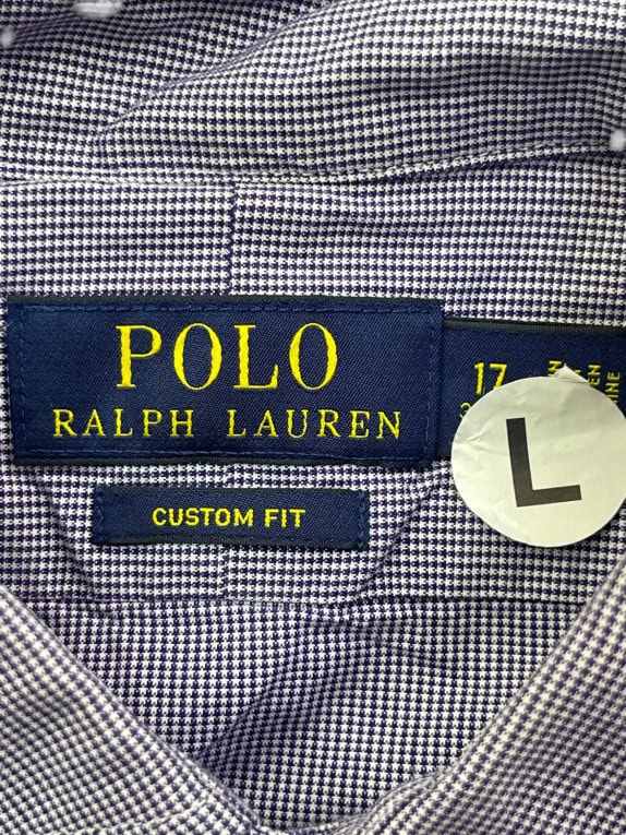 POLO RALPH LAUREN ΠΟΥΚΑΜΙΣΟ ΚΛΑΣΙΚΟ ΜΩΒ ΑΝΤΡΙΚΟ PRE OWNED L