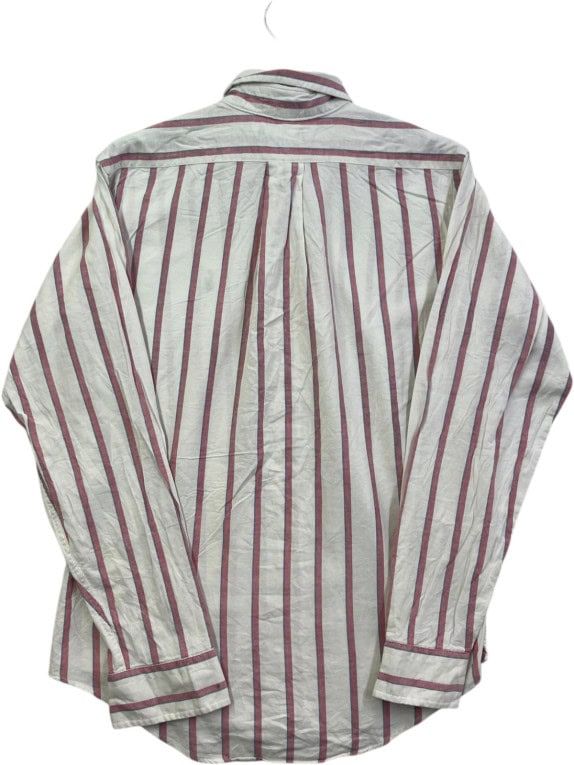 POLO RALPH LAUREN ΠΟΥΚΑΜΙΣΟ ΚΛΑΣΙΚΟ OFF WHITE ΜΠΟΡΝΤΟ ΡΙΓΕ ΑΝΤΡΙΚΟ PRE OWNED S