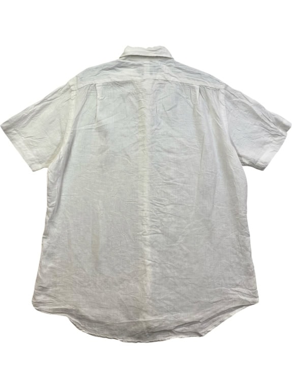 POLO RALPH LAUREN SHORT SLEEVE SHIRT LOGO WHITE UNISEX M