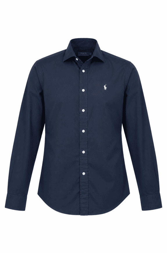 POLO RALPH LAUREN ΠΟΥΚΑΜΙΣΟ ΜΙΝΙΜΑΛ NAVY ΑΝΤΡΙΚΟ PRE OWNED S