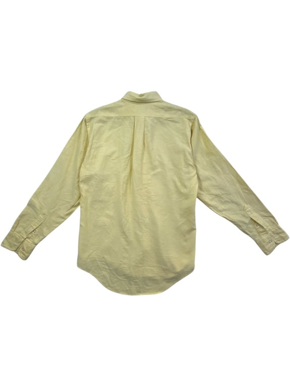 POLO RALPH LAUREN ΠΟΥΚΑΜΙΣΟ OXFORD CASUAL ΜΙΚΡΟ ΚΕΝΤΗΤΟ ΛΟΓΟΤΥΠΟ ΚΙΤΡΙΝΟ UNISEX S