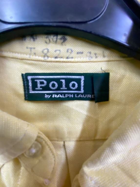 POLO RALPH LAUREN ΠΟΥΚΑΜΙΣΟ OXFORD CASUAL ΜΙΚΡΟ ΚΕΝΤΗΤΟ ΛΟΓΟΤΥΠΟ ΚΙΤΡΙΝΟ UNISEX S