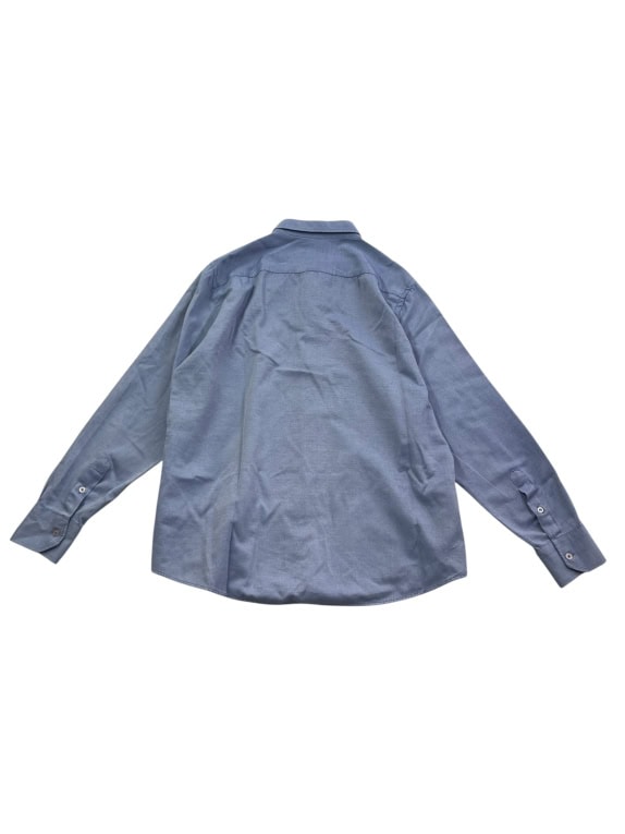 POLO RALPH LAUREN OXFORD SHIRT EMBROIDERED LOGO BLUE UNISEX XL