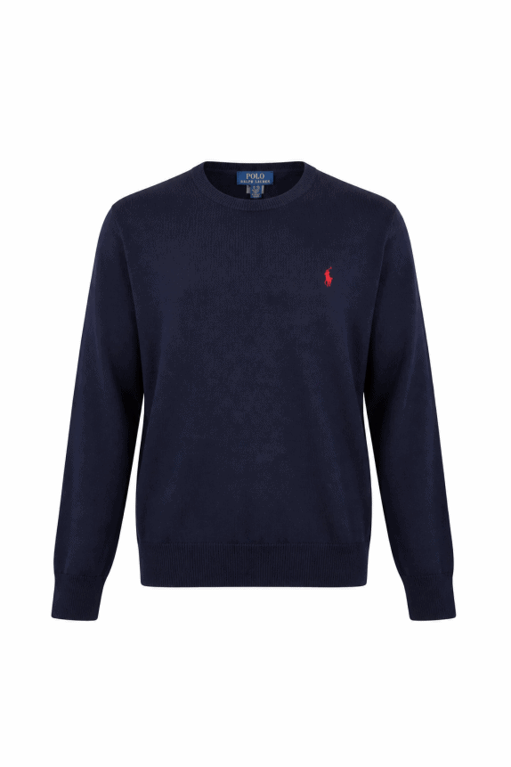 POLO RALPH LAUREN MAGLIA CLASSIC NAVY UOMO PRE OWNED S