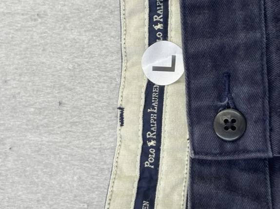 POLO RALPH LAUREN SHORTS CLASSIC NAVY ΑΝΤΡΙΚΟ PRE OWNED L